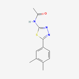 N-[5-(3,4-dimethylphenyl)-1,3,4-thiadiazol-2-yl]acetamide