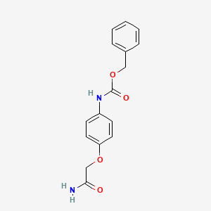 benzyl [4-(2-amino-2-oxoethoxy)phenyl]carbamate