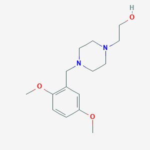 molecular formula C15H24N2O3 B5801346 2-[4-(2,5-dimethoxybenzyl)-1-piperazinyl]ethanol 