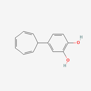 B580142 1,2-Benzenediol,4-(2,4,6-cycloheptatrien-1-yl)- CAS No. 16235-32-8