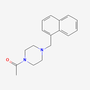 molecular formula C17H20N2O B5801470 1-acetyl-4-(1-naphthylmethyl)piperazine 