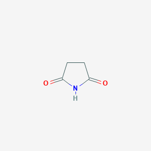 molecular formula C4H5NO2 B058015 琥珀酰亚胺 CAS No. 123-56-8