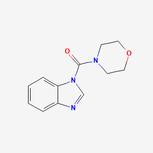 molecular formula C12H13N3O2 B5801505 1-(4-morpholinylcarbonyl)-1H-benzimidazole 