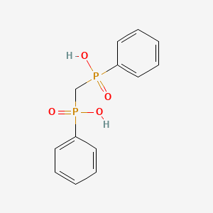 molecular formula C13H14O4P2 B5801509 亚甲基双[苯基(次膦酸)] CAS No. 4851-69-8