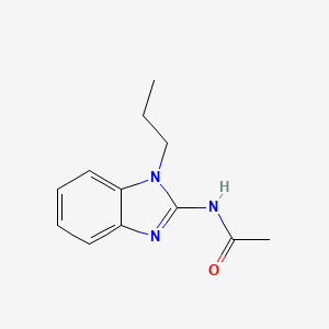 molecular formula C12H15N3O B5801556 N-(1-丙基-1H-苯并咪唑-2-基)乙酰胺 