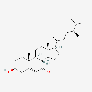 molecular formula C28H46O2 B580158 3beta-Hydroxyergost-5-en-7-one CAS No. 156767-69-0