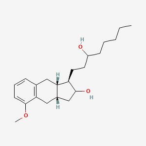 molecular formula C22H34O3 B580159 Descarboxy Treprostinil CAS No. 101692-01-7