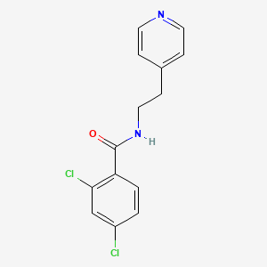 2,4-dichloro-N-[2-(4-pyridinyl)ethyl]benzamide