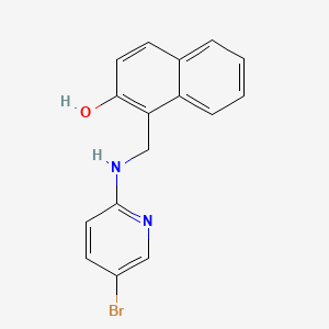 1-{[(5-bromo-2-pyridinyl)amino]methyl}-2-naphthol