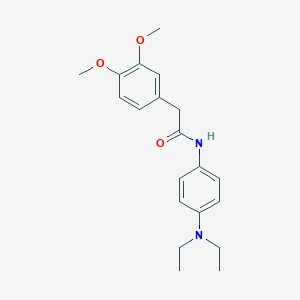 molecular formula C20H26N2O3 B5801660 N-[4-(diethylamino)phenyl]-2-(3,4-dimethoxyphenyl)acetamide 