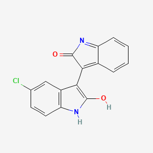 molecular formula C16H9ClN2O2 B5801670 5-chloro-3,3'-biindole-2,2'(1H,1'H)-dione 