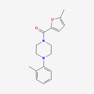 molecular formula C17H20N2O2 B5801836 1-(5-methyl-2-furoyl)-4-(2-methylphenyl)piperazine CAS No. 959238-53-0