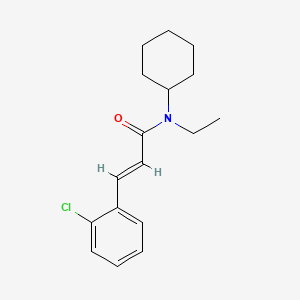 3-(2-chlorophenyl)-N-cyclohexyl-N-ethylacrylamide