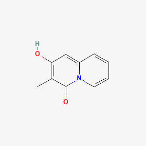 molecular formula C10H9NO2 B580191 2-Hydroxy-3-methyl-4H-quinolizin-4-one CAS No. 15997-24-7