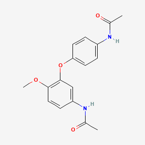 molecular formula C17H18N2O4 B580198 N-[4-(5-Acetamido-2-methoxyphenoxy)phenyl]acetamide CAS No. 1195466-17-1