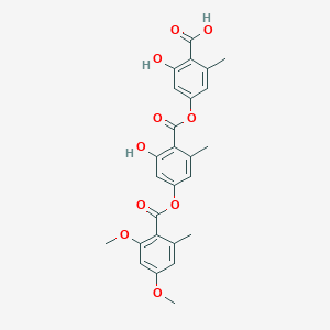 molecular formula C26H24O10 B058020 酰胺肽 D CAS No. 79786-34-8