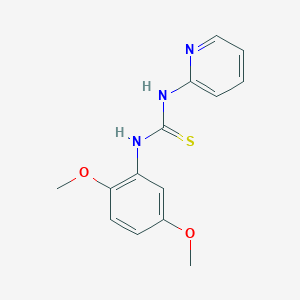molecular formula C14H15N3O2S B5802004 N-(2,5-dimethoxyphenyl)-N'-2-pyridinylthiourea 