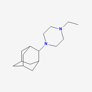 molecular formula C16H28N2 B5802010 1-(2-adamantyl)-4-ethylpiperazine 