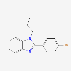 molecular formula C16H15BrN2 B5802083 2-(4-bromophenyl)-1-propyl-1H-benzimidazole 