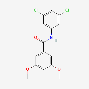 molecular formula C15H13Cl2NO3 B5802140 N-(3,5-dichlorophenyl)-3,5-dimethoxybenzamide 