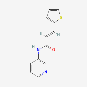 molecular formula C12H10N2OS B5802183 N-3-pyridinyl-3-(2-thienyl)acrylamide 