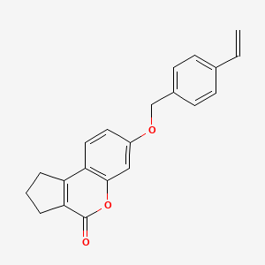7-[(4-vinylbenzyl)oxy]-2,3-dihydrocyclopenta[c]chromen-4(1H)-one