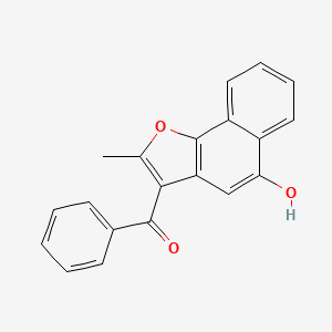 molecular formula C20H14O3 B5802371 (5-hydroxy-2-methylnaphtho[1,2-b]furan-3-yl)(phenyl)methanone 