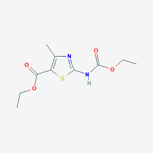 ethyl 2-[(ethoxycarbonyl)amino]-4-methyl-1,3-thiazole-5-carboxylate