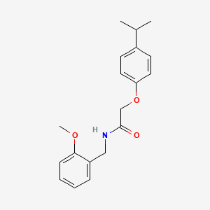 molecular formula C19H23NO3 B5802465 2-(4-isopropylphenoxy)-N-(2-methoxybenzyl)acetamide 