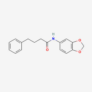 N-1,3-benzodioxol-5-yl-4-phenylbutanamide