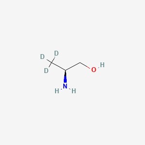 molecular formula C3H9NO B580260 s(+)-2-Amino-1-propanol-3,3,3-d3 CAS No. 352438-84-7