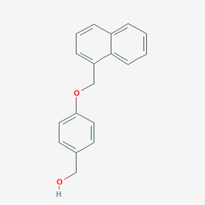 molecular formula C18H16O2 B5802636 [4-(1-naphthylmethoxy)phenyl]methanol 
