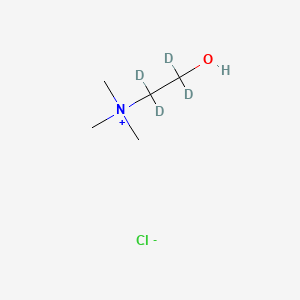 molecular formula C5H14ClNO B580265 氯化胆碱-1,1,2,2-D4 CAS No. 285979-70-6