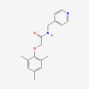 molecular formula C17H20N2O2 B5802676 2-(mesityloxy)-N-(4-pyridinylmethyl)acetamide 