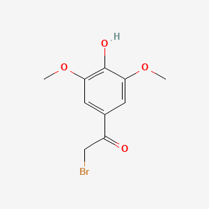 molecular formula C10H11BrO4 B580269 2-溴-1-(4-羟基-3,5-二甲氧基苯基)乙酮 CAS No. 51149-28-1