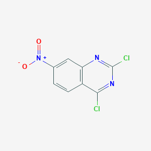 molecular formula C8H3Cl2N3O2 B058027 2,4-二氯-7-硝基喹唑啉 CAS No. 129112-65-8