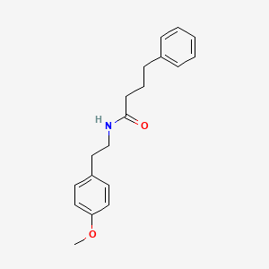 molecular formula C19H23NO2 B5802707 N-[2-(4-methoxyphenyl)ethyl]-4-phenylbutanamide 