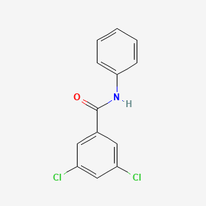 molecular formula C13H9Cl2NO B5802711 3,5-dichloro-N-phenylbenzamide 