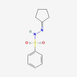 N'-cyclopentylidenebenzenesulfonohydrazide