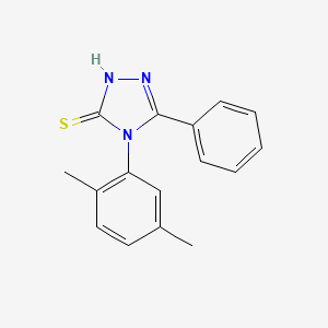 4-(2,5-dimethylphenyl)-5-phenyl-4H-1,2,4-triazole-3-thiol