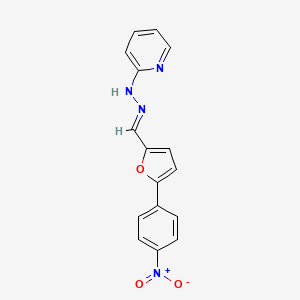 5-(4-nitrophenyl)-2-furaldehyde 2-pyridinylhydrazone
