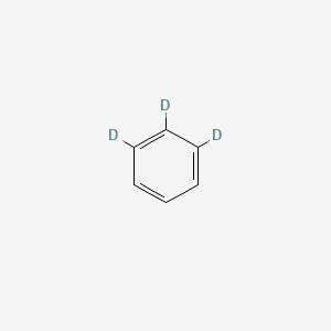 molecular formula C6H6 B580284 苯-1,2,3-D3 CAS No. 19467-27-7
