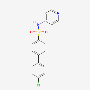 molecular formula C17H13ClN2O2S B5802852 4'-chloro-N-4-pyridinyl-4-biphenylsulfonamide 