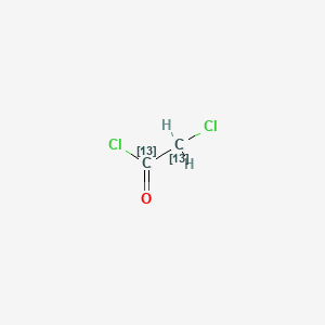 molecular formula C2H2Cl2O B580289 氯乙酰氯-13C2 CAS No. 286367-76-8