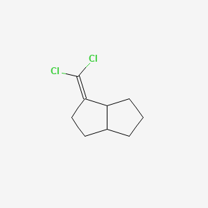 molecular formula C9H12Cl2 B580291 1-(Dichloromethylidene)octahydropentalene CAS No. 18127-12-3