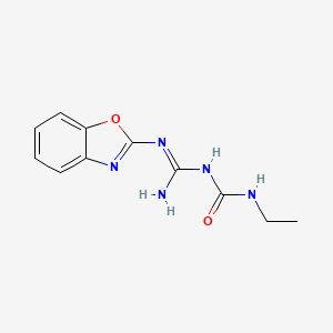 N-[amino(1,3-benzoxazol-2-ylamino)methylene]-N'-ethylurea