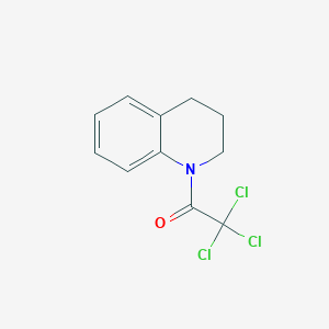 molecular formula C11H10Cl3NO B5802943 1-(三氯乙酰)-1,2,3,4-四氢喹啉 