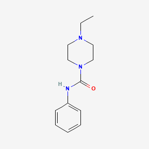 4-ethyl-N-phenyl-1-piperazinecarboxamide