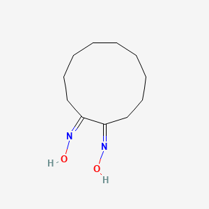molecular formula C11H20N2O2 B580299 1,2-Cycloundecanedione dioxime CAS No. 18310-16-2