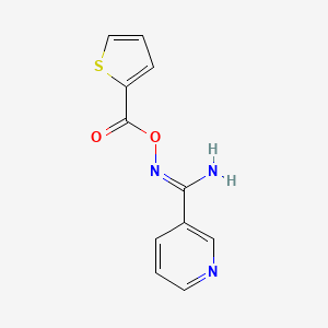 N'-[(2-thienylcarbonyl)oxy]-3-pyridinecarboximidamide